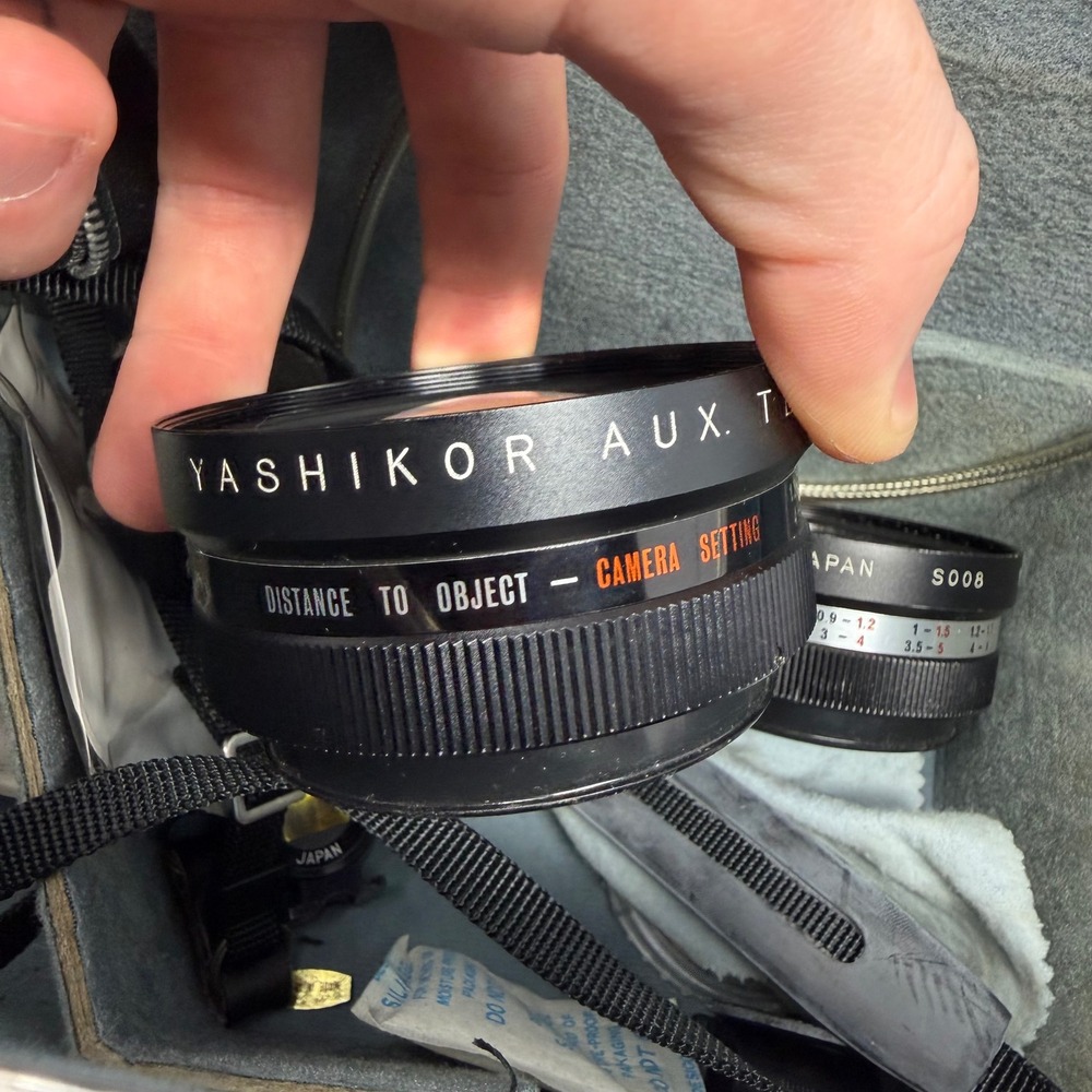 Yashikor Aux Telephoto 1:4 Lens Attachment for Yashica TLR Cameras Japan Black